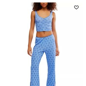 Free People Fresh in Love Pointelle Pajama Set